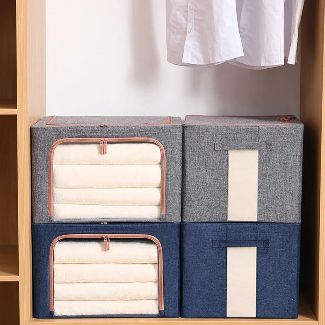 365Famtools Oxford Cloth Steel Frame Storage Box