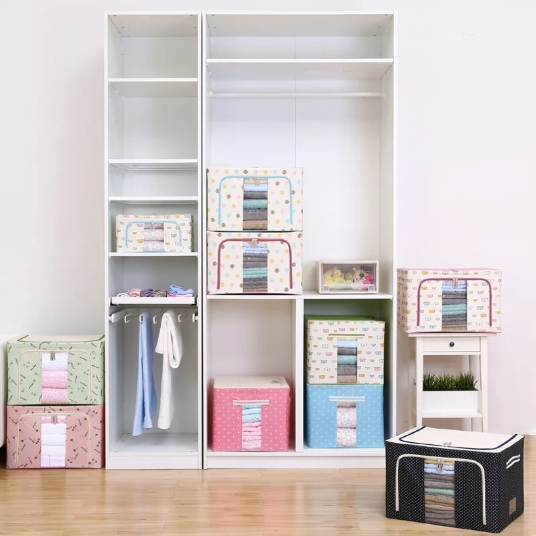 365Famtools Oxford Cloth Steel Frame Storage Box