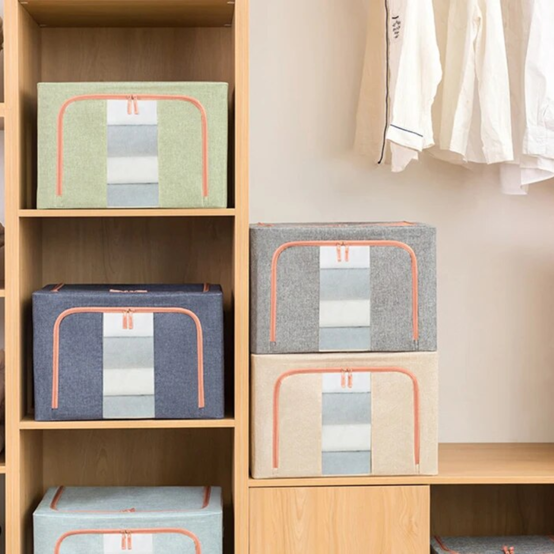 365Famtools Oxford Cloth Steel Frame Storage Box