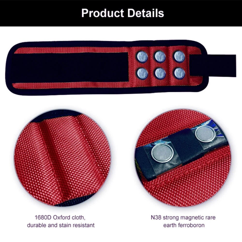 Magnetic Wristband Tool Belt