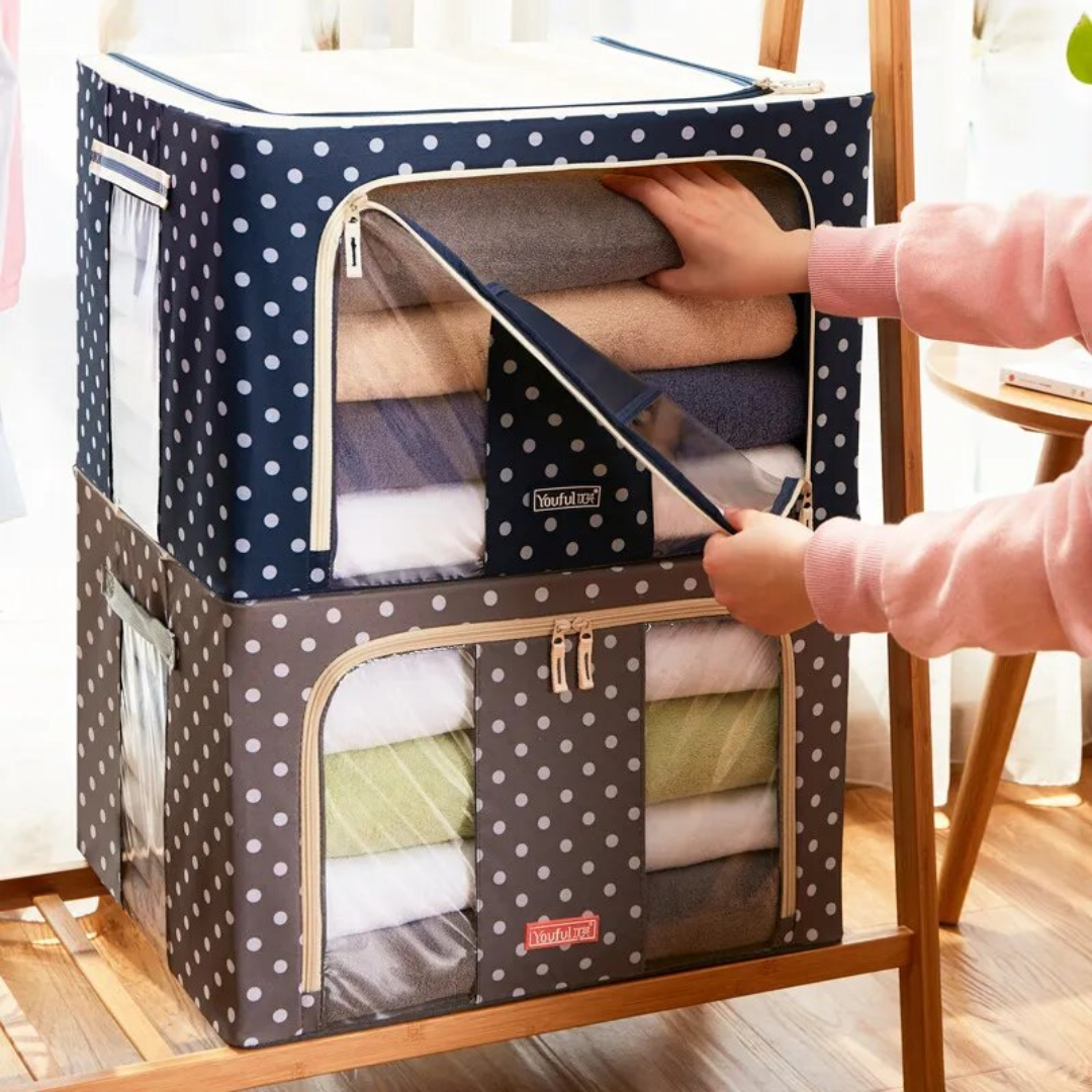 365Famtools Oxford Cloth Steel Frame Storage Box