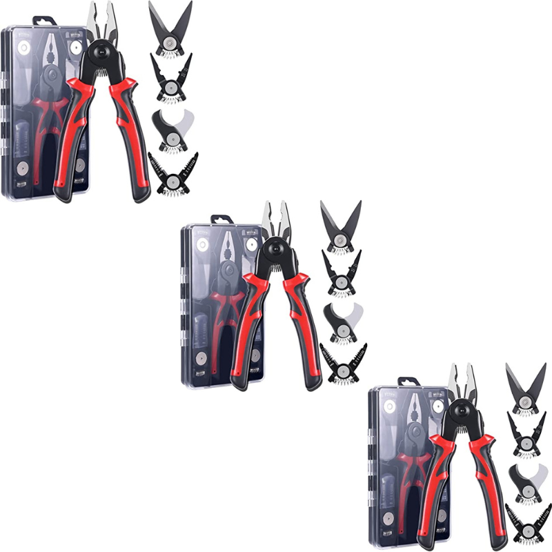 365Famtools 5 Different Heads In 1 Pliers Set Tool Kit