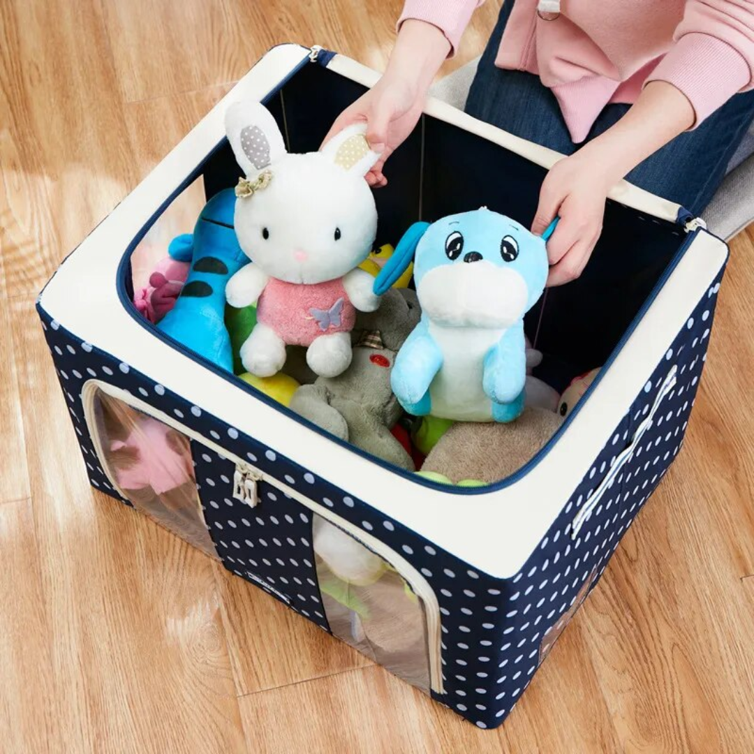 365Famtools Oxford Cloth Steel Frame Storage Box