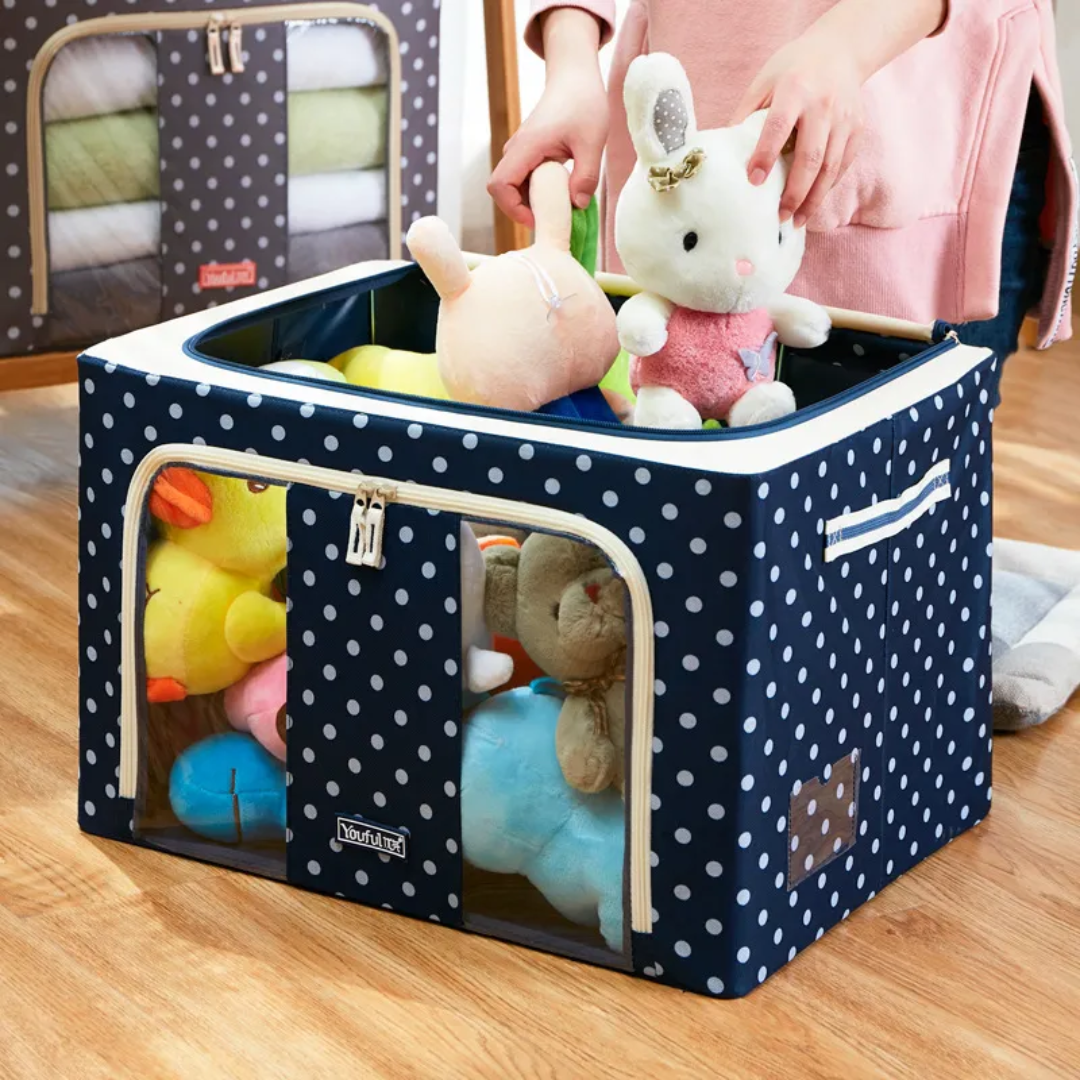 365Famtools Oxford Cloth Steel Frame Storage Box