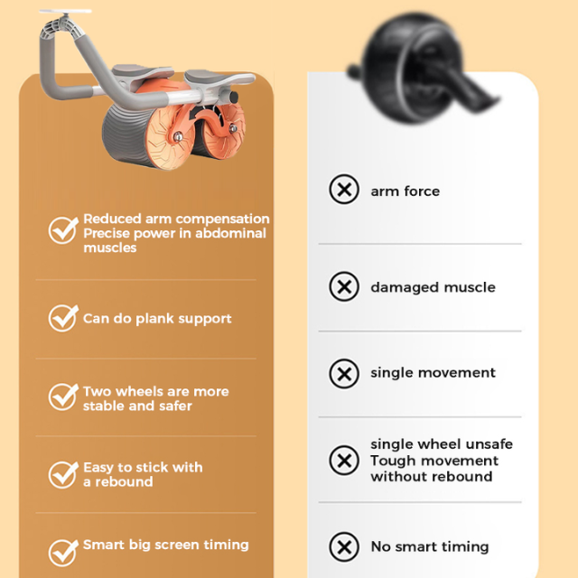 Automatic Rebound Abdominal Wheel