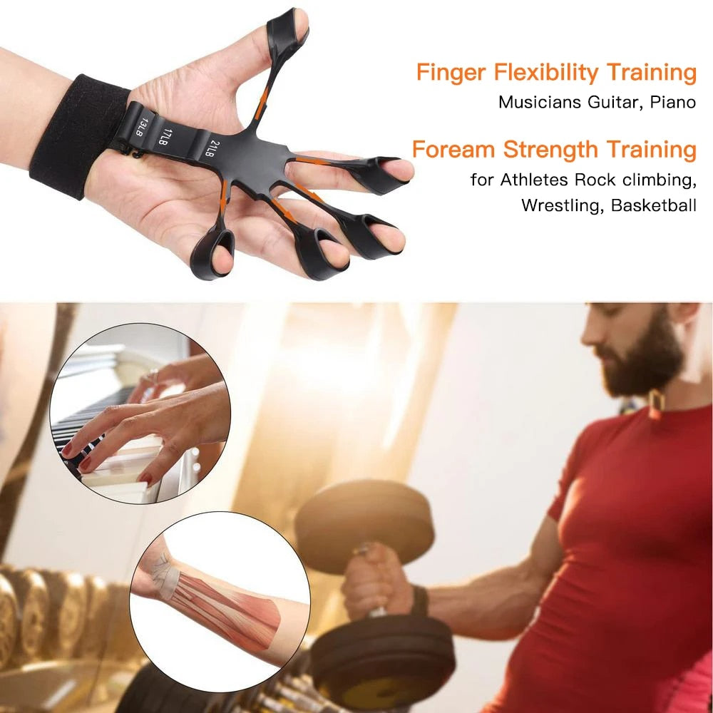 Adjustable Hand Gripper Strength Finger Exerciser