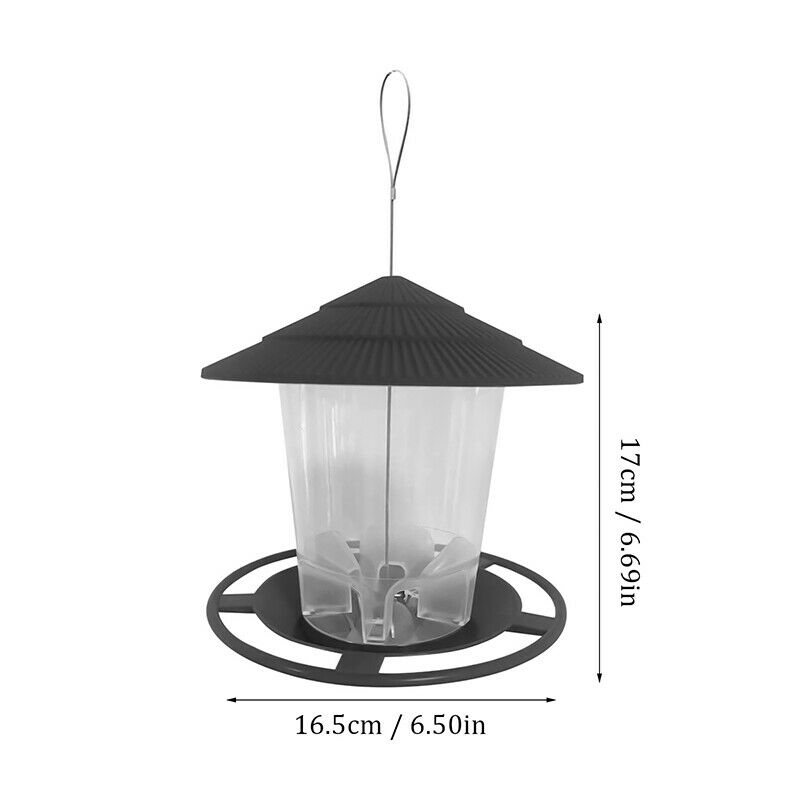 180 Degrees Clear View Window Bird Feeder