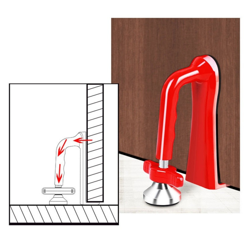 Portable Door Jammer Anti-Theft Blocker Door Lock Blocker
