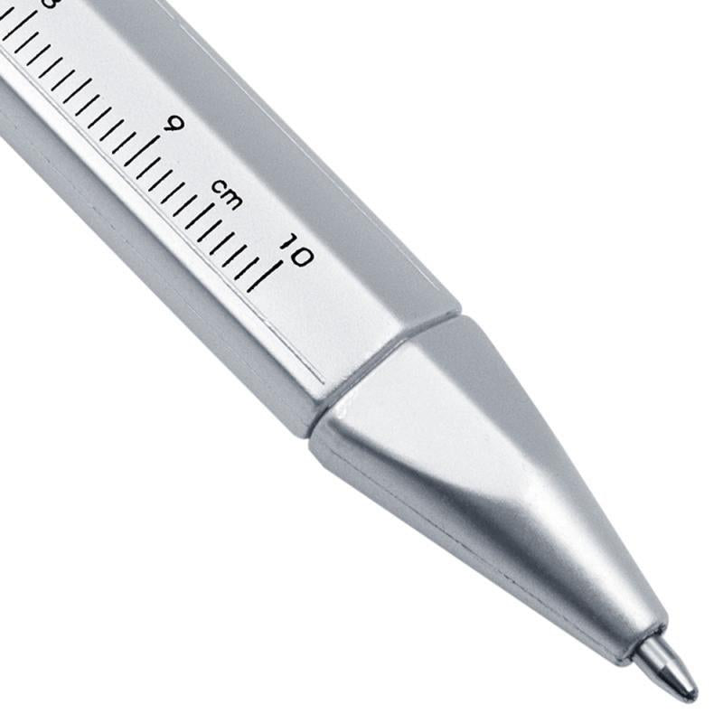 Multifunction Gel Ink Pen Vernier Caliper Roller Ball Point Pen Stationery Blue Black Refill