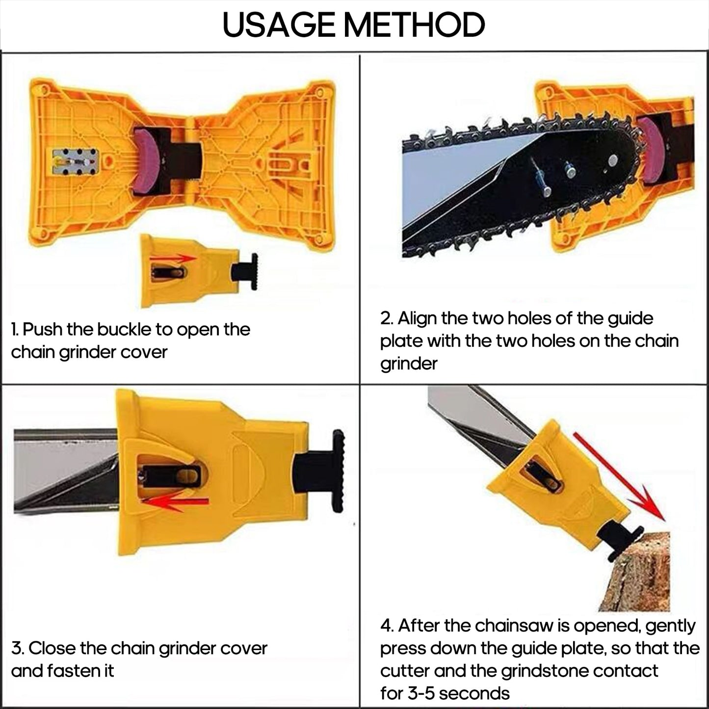 Portable Chainsaw Teeth Sharpener Tools