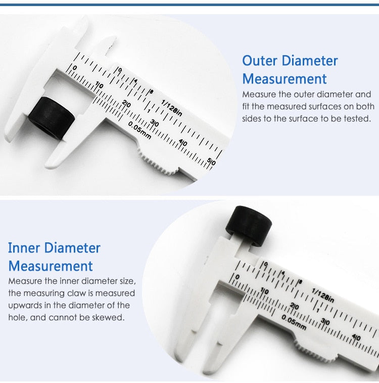 150mm Vernier Caliper Aperture Depth Diameter DIY Measure Tool Mini Sliding Gauge Ruler Micrometer