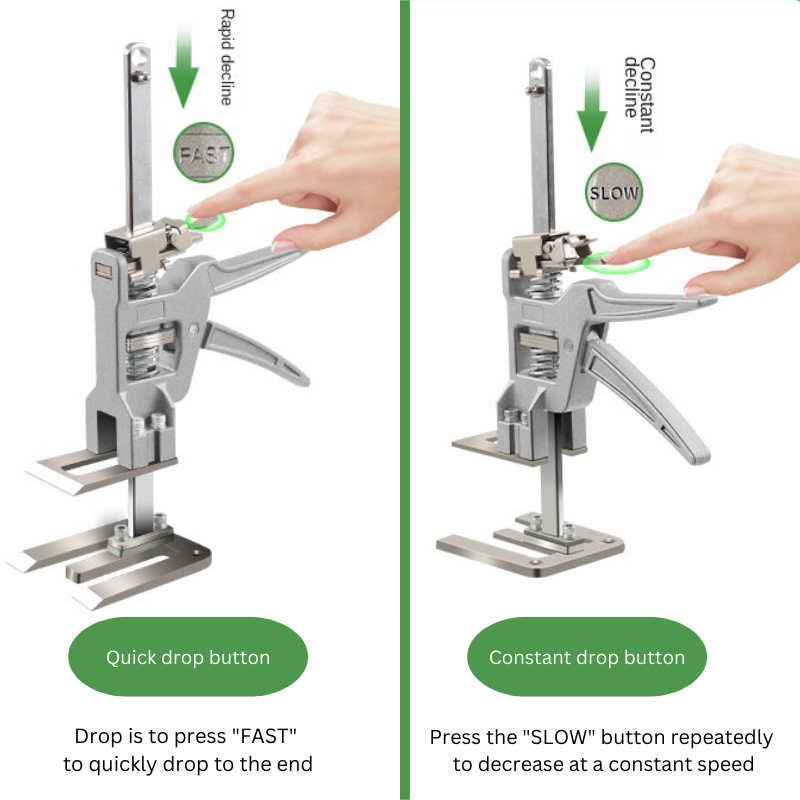 Labor Saving Arm With Two Drop Modes