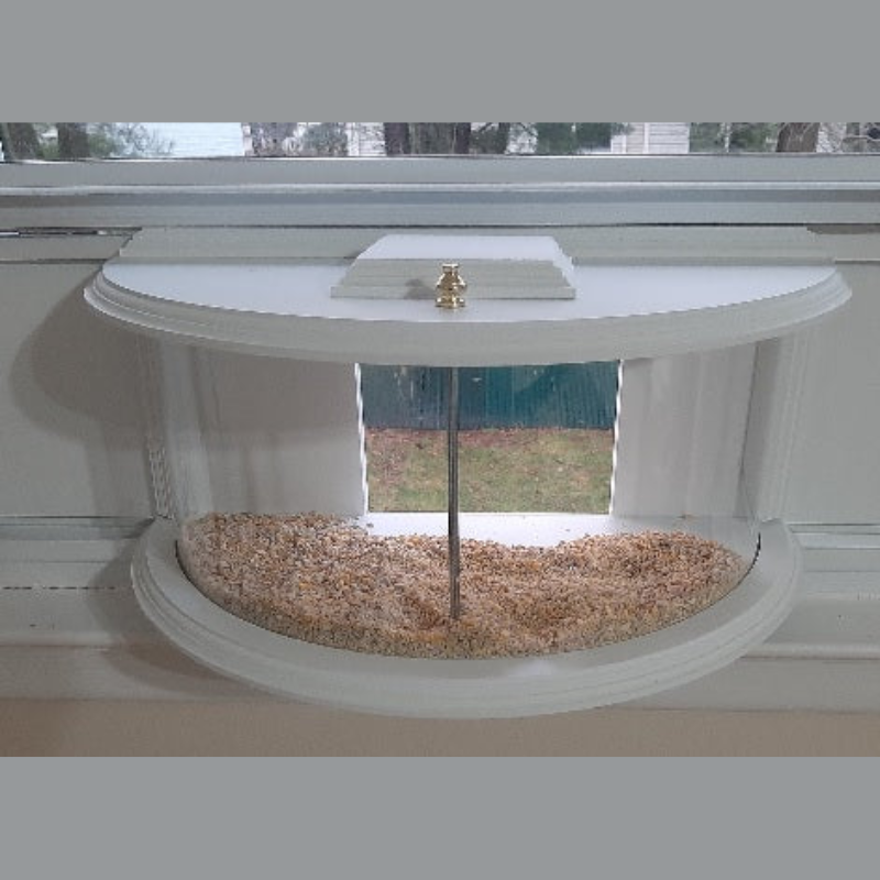 180 Degrees Clear View Window Bird Feeder