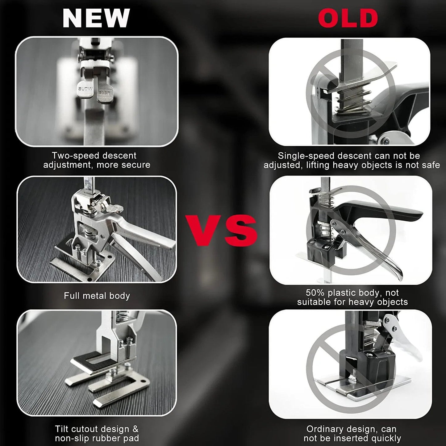 Labor Saving Arm With Two Drop Modes