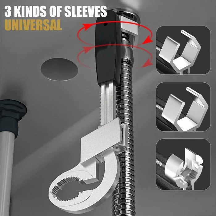 365Famtools Universal Adjustable Multifunctional Double-ended Wrench