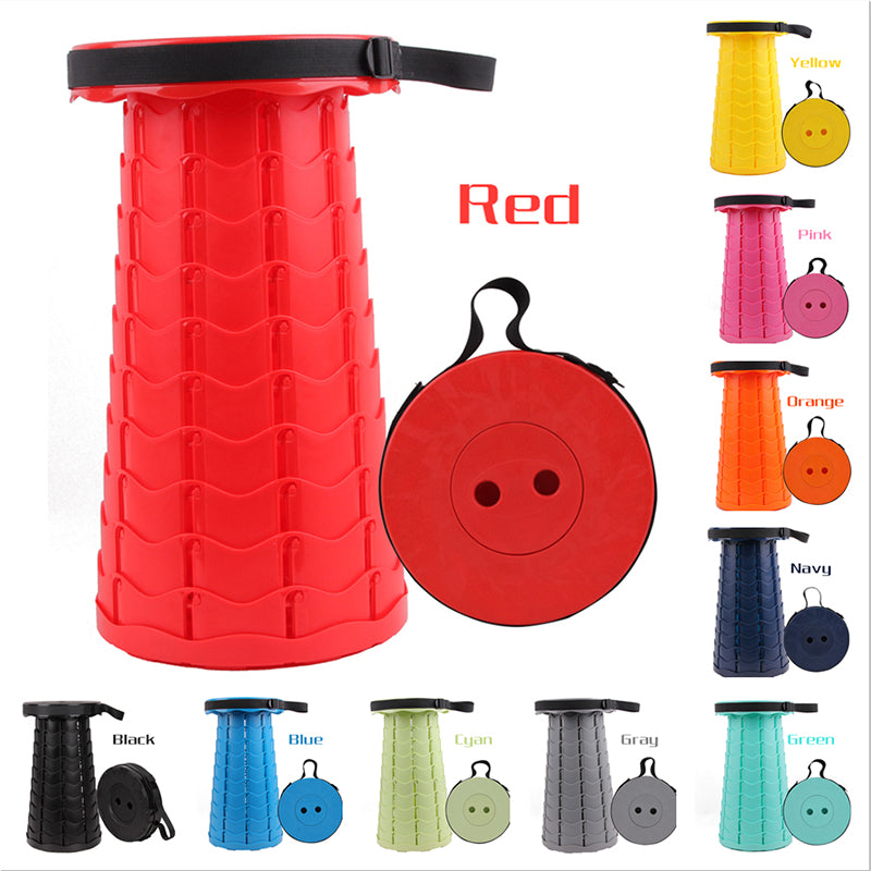 Upgraded Retractable Folding Stool