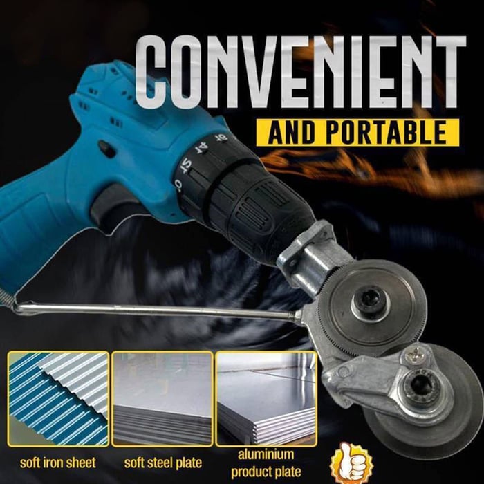 Electric Drill Shears Attachment Cutter Nibbler