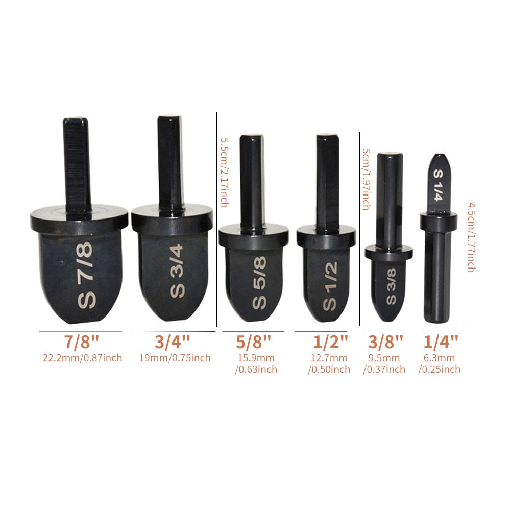 Swaging Tool Drill Bit Set (6 PCS)