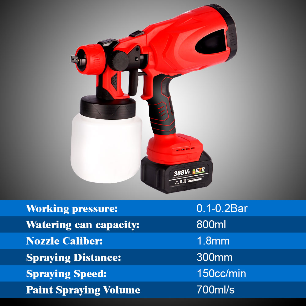 365Famtools Cordless Electric Paint Sprayer Jet