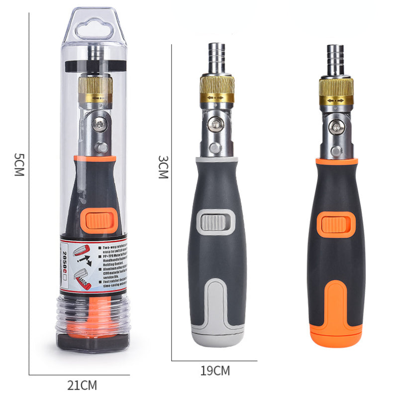 365Famtools Portable Hidden Rotation Screwdriver 10 in 1 Tool