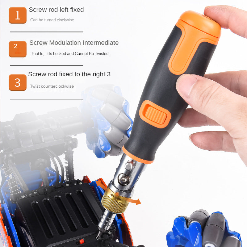 365Famtools Portable Hidden Rotation Screwdriver 10 in 1 Tool