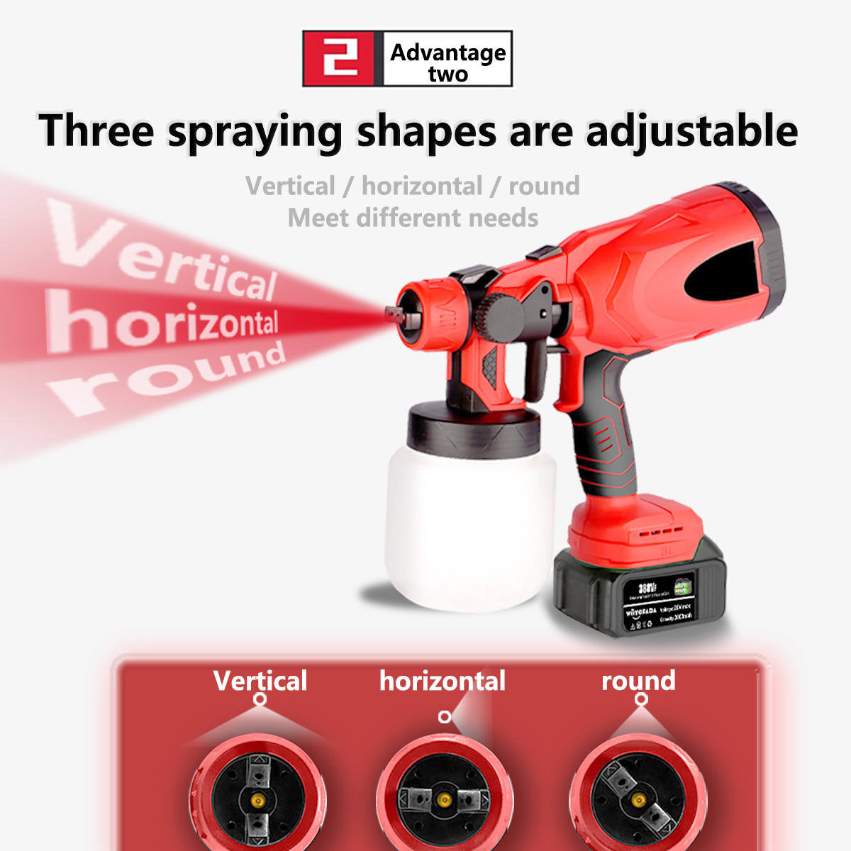 365Famtools Cordless Electric Paint Sprayer Jet