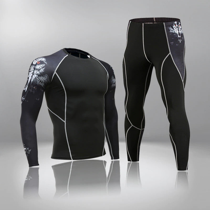 Men's Compression Basic Thermal Quick Dry Underwear Full Set – Fasany™