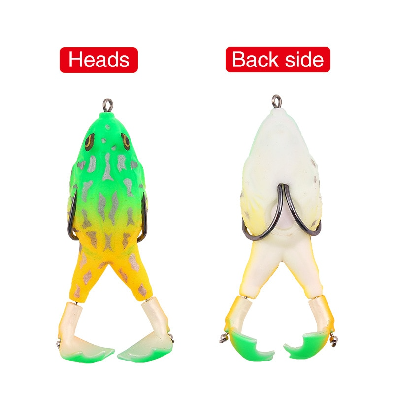 Double Propeller Frog Soft Bait