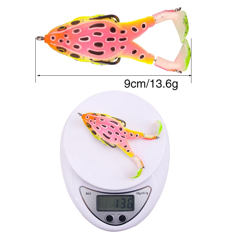 Double Propeller Frog Soft Bait