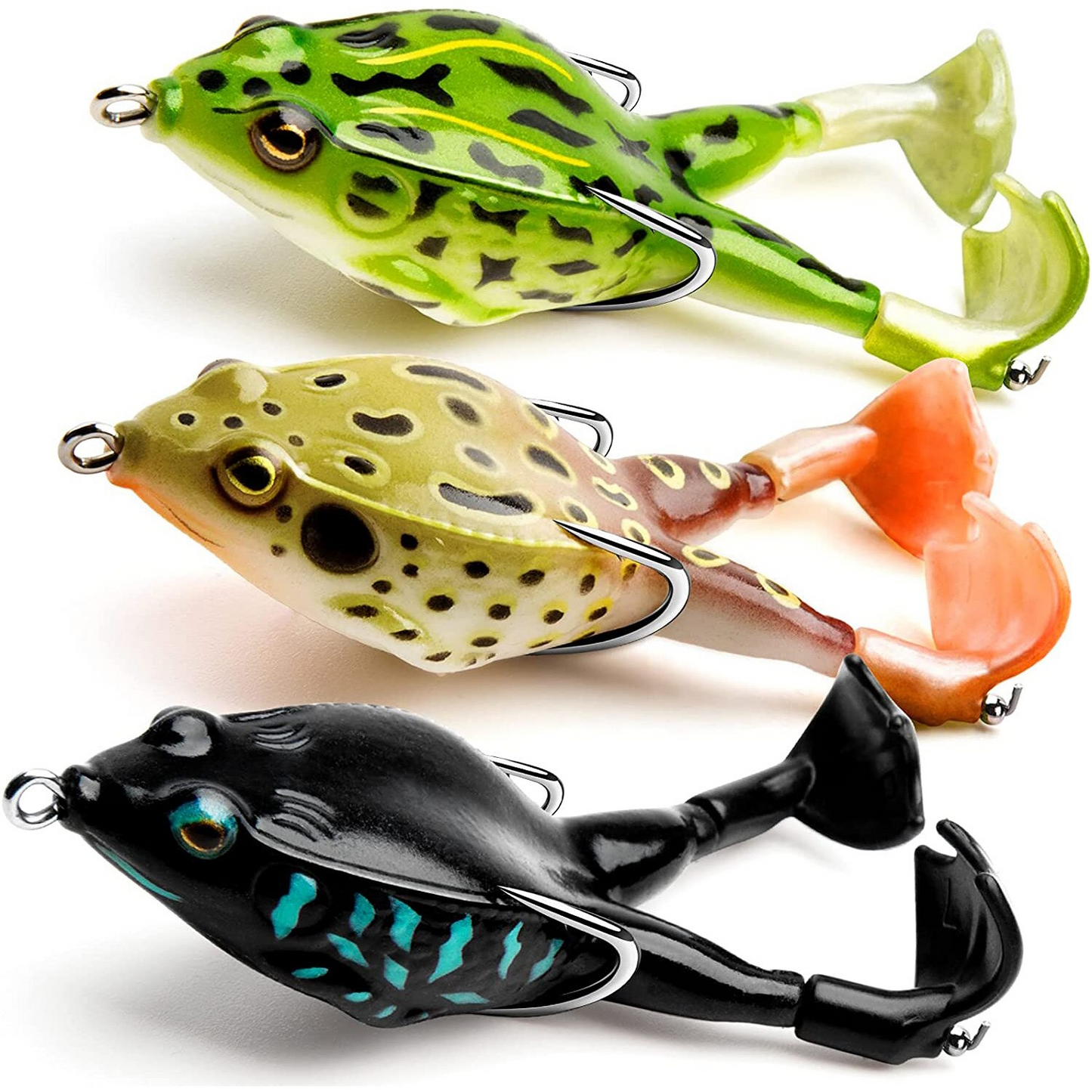 Double Propeller Frog Soft Bait