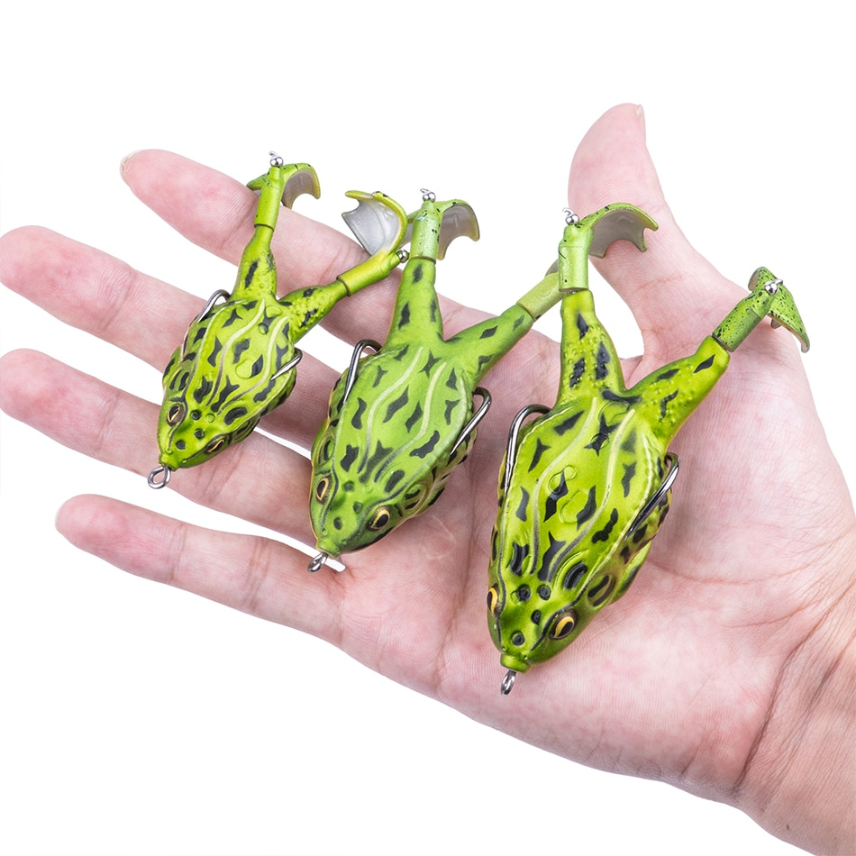 Double Propeller Frog Soft Bait