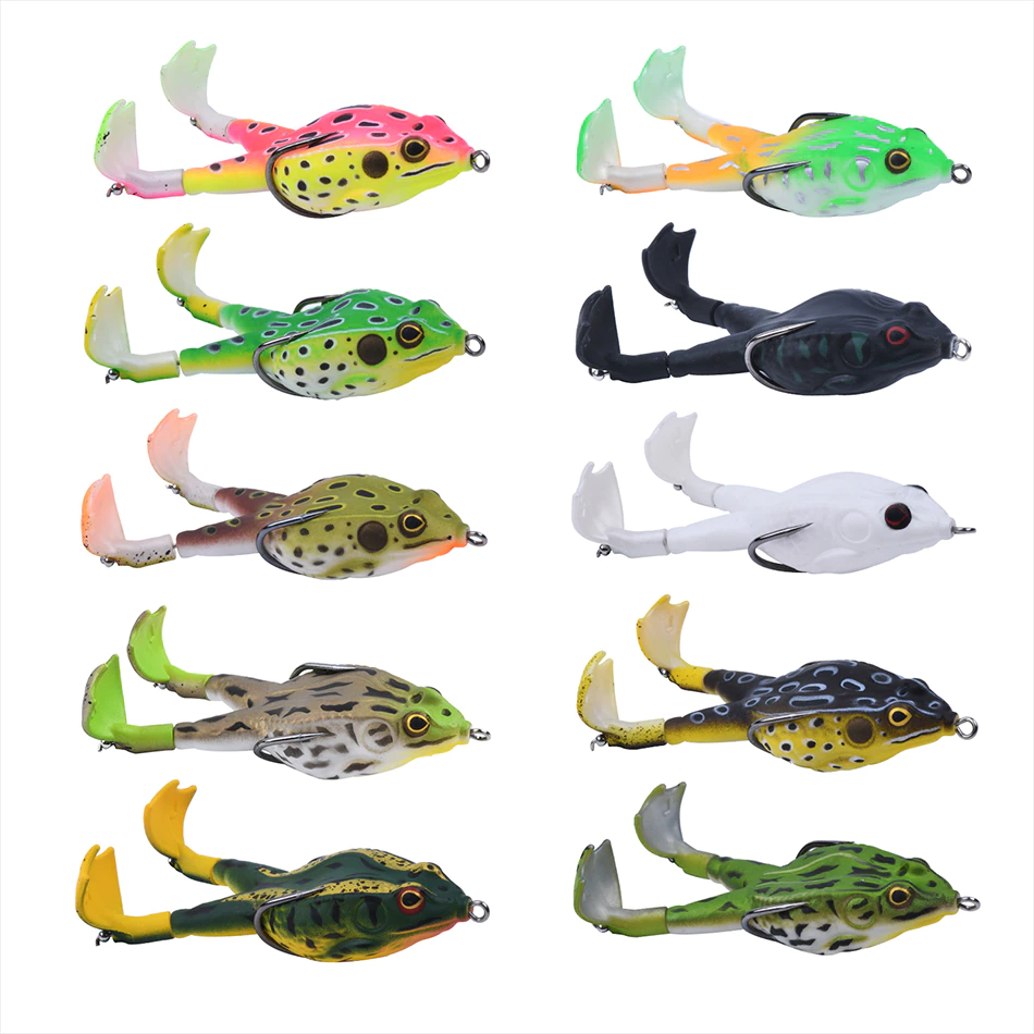 Double Propeller Frog Soft Bait