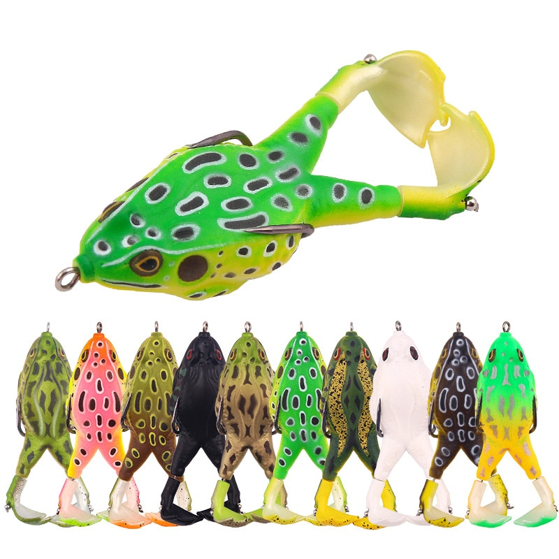 Double Propeller Frog Soft Bait