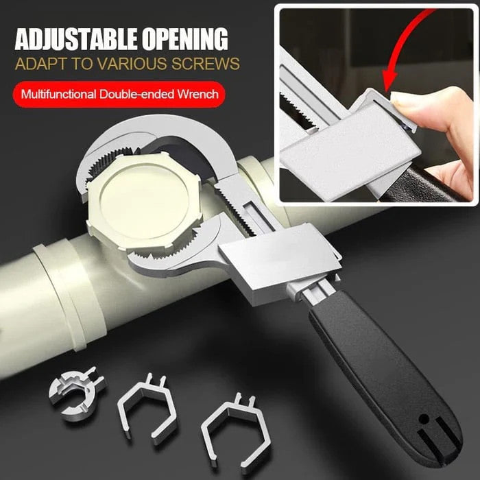 365Famtools Universal Adjustable Multifunctional Double-ended Wrench