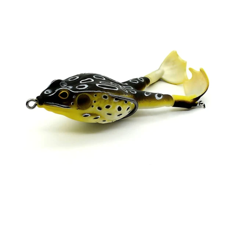 1pc Double Propeller Frog Lure Silicone Soft Baits 9.5cm/13.5g Topwater  Wobblers Artificial Bait for Bass Catfish Fishing Tackle​
