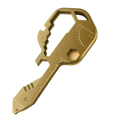 Key Chain Multi Tool Bottle Opener Gear Clip Measurement Adjustable Portable Outdoor Tool Key Ring Wrench Set