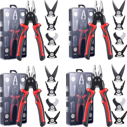 5 Different Heads In 1 Plier Set Tool Kit