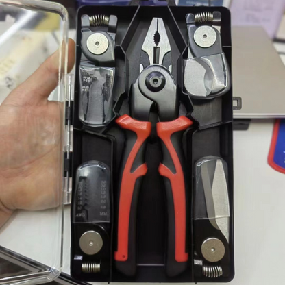 5 Different Heads In 1 Plier Set Tool Kit