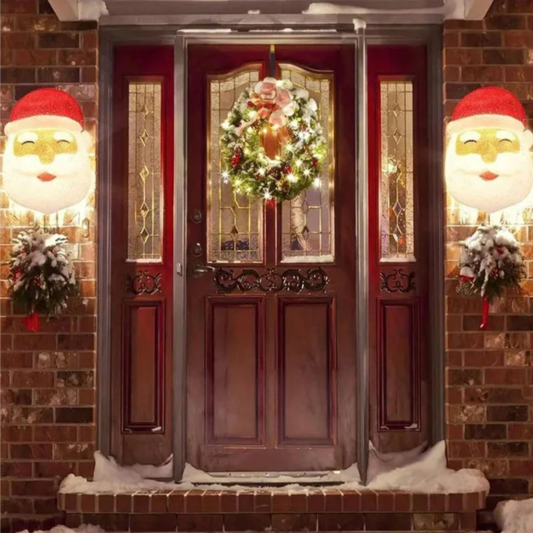 Snowman Porch Light Covers Warm Christmas Decoration