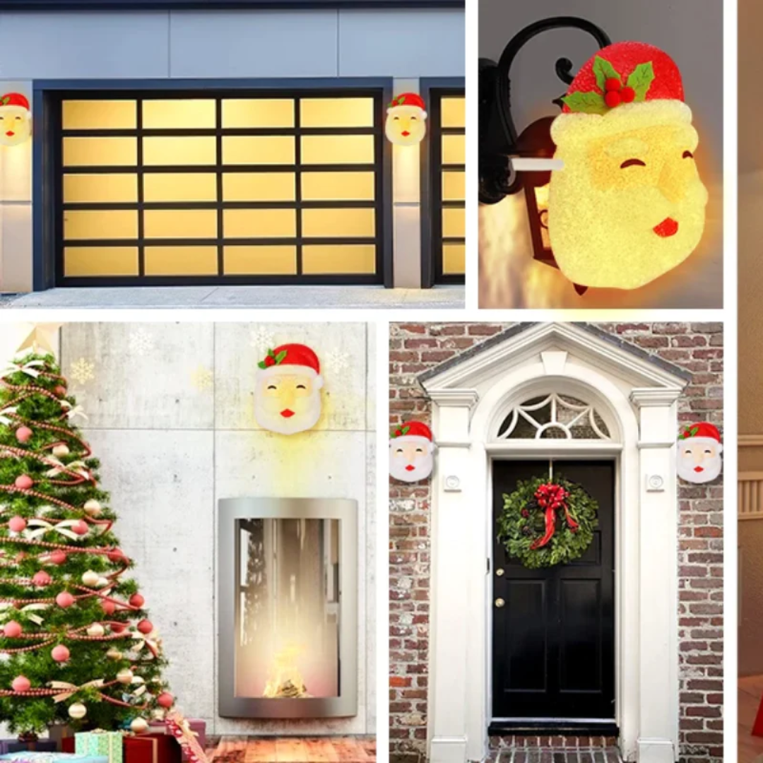 Snowman Porch Light Covers Warm Christmas Decoration