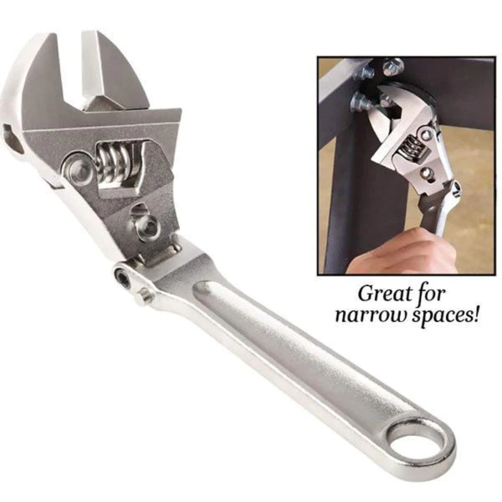 8 inch Adjustable Ratchet Wrench