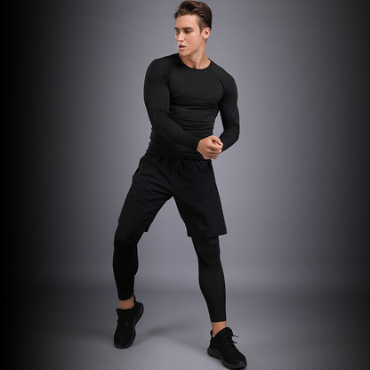 Men's Compression Basic Thermal Quick Dry Underwear T-Shirt