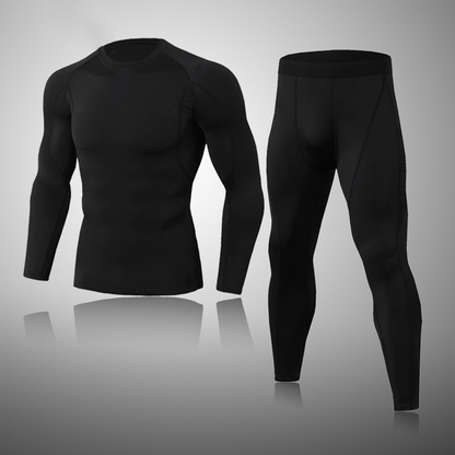 Men's Compression Training Thermal Quick Dry Underwear Full Set