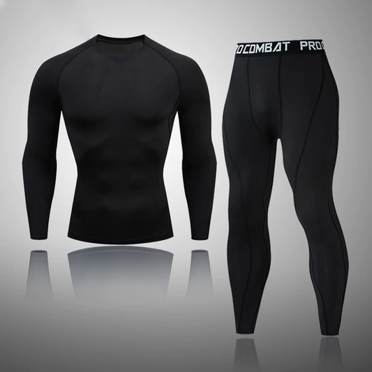 Men's Compression Basic Thermal Quick Dry Underwear Full Set