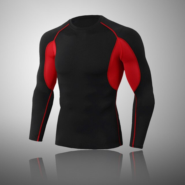 Men's Compression Training Thermal Quick Dry Underwear T-Shirt