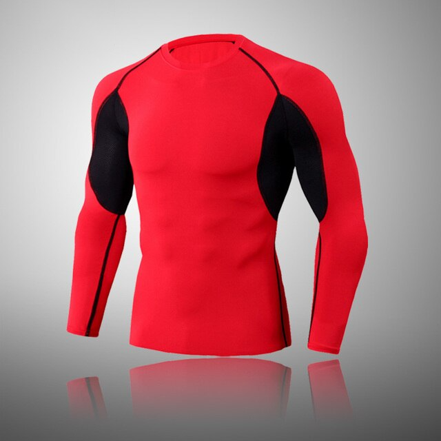 Men's Compression Training Thermal Quick Dry Underwear T-Shirt