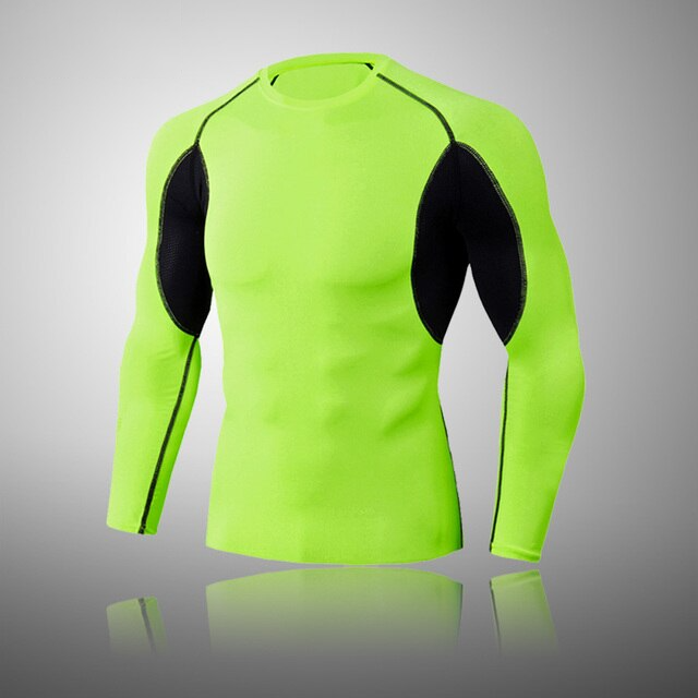 Men's Compression Training Thermal Quick Dry Underwear T-Shirt