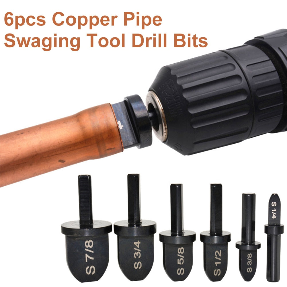 Swaging Tool Drill Bit Set (6 PCS)