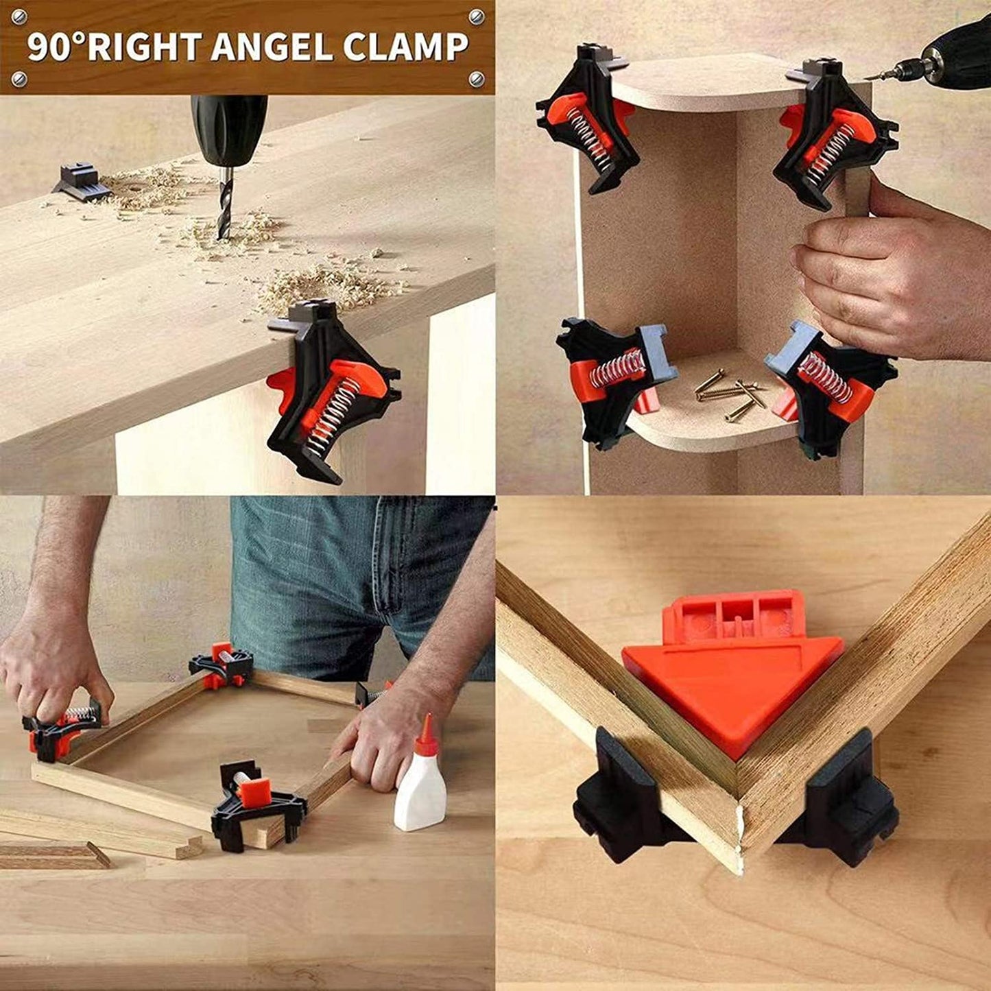 365Famtools 90 Degree Angle Corner Clamp For Woodworking