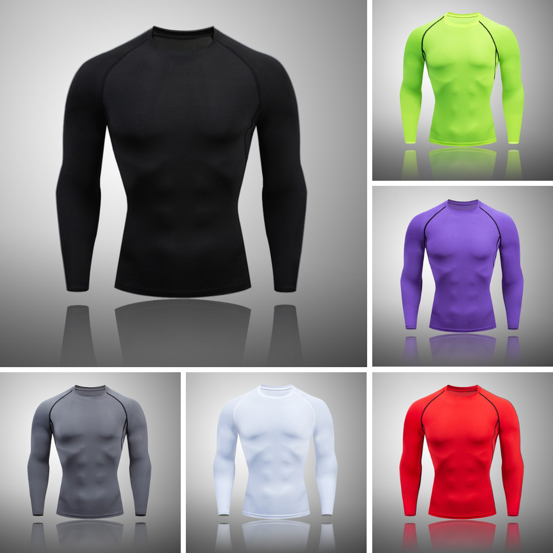 Men's Compression Basic Thermal Quick Dry Underwear T-Shirt
